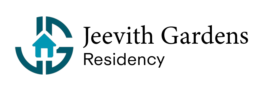 JG Residency hotel logo in AECS Layout Brookfield